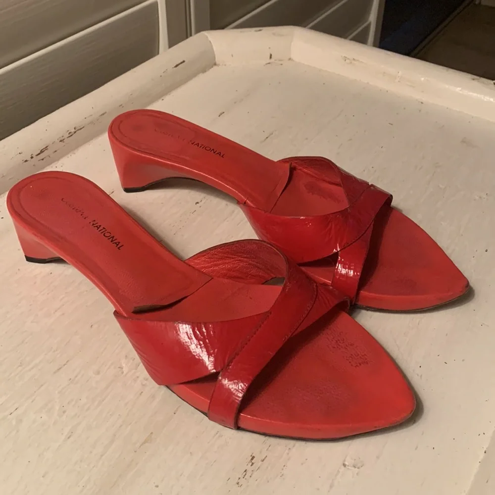Costume national red shoes